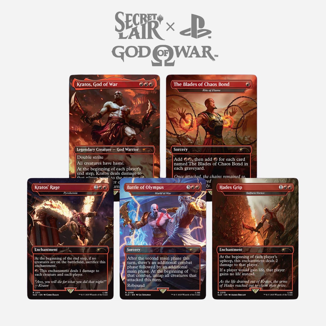 Magic: The Gathering - Secret Lair - God of War: Greek – Made In