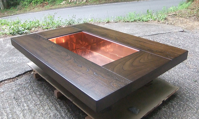 囲炉裏 テーブル けやき ケヤキ 欅