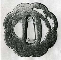 柳生「水月透かし」鐔