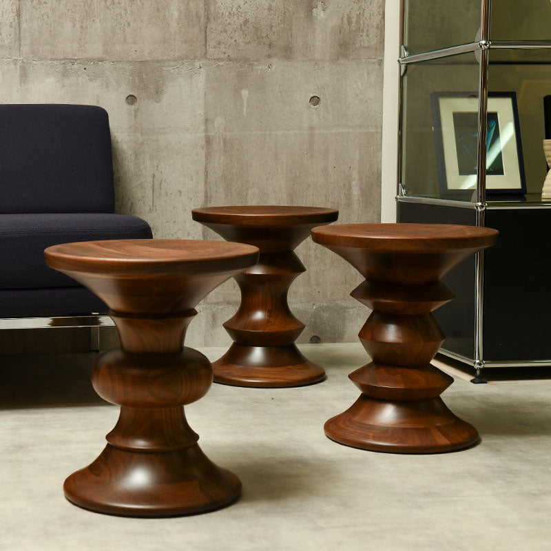 イームズターンドスツール ウォールナット Herman Miller Eames Turned