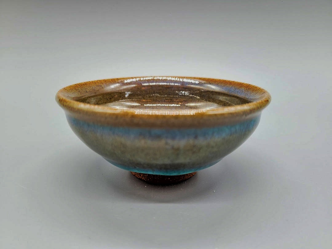 会津本郷焼 宗像利訓 翠彩天目盃 – SEIKADO