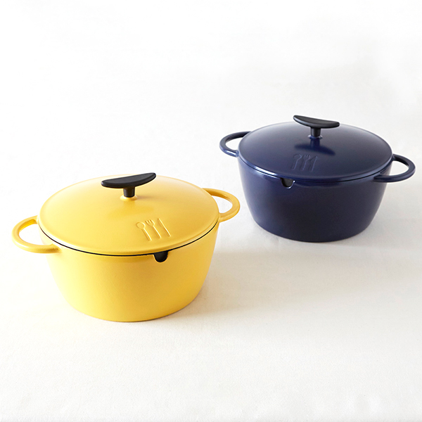 ☆うまみ鍋22cm ネイビー|share with Kurihara harumi|調理用品