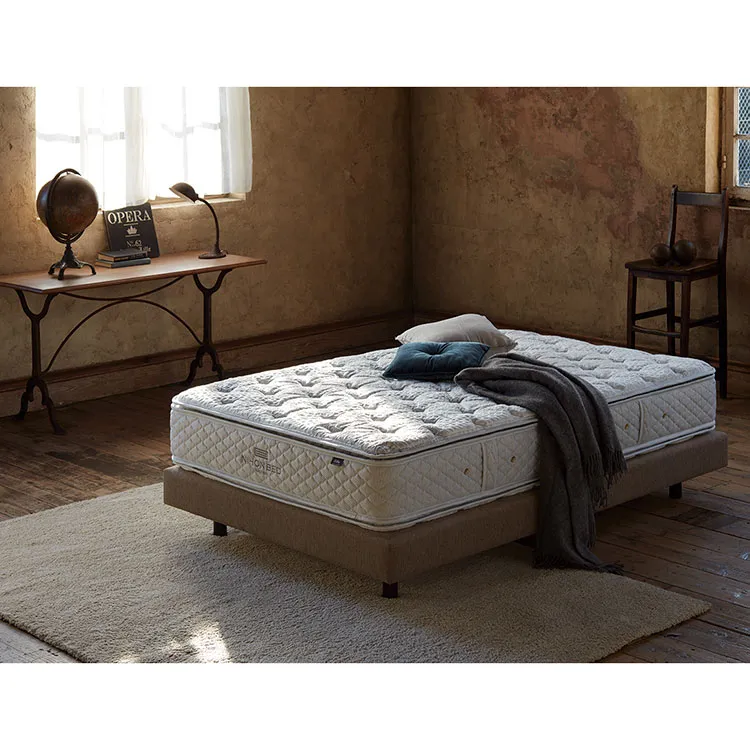 日本ベッド］ダブルマットレス ピロートップシルキーポケット（ウール