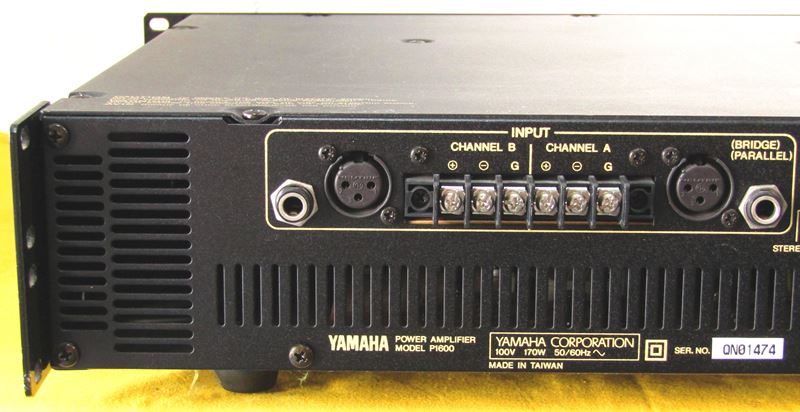 ヤマハ YAMAHA P1600 業務用パワーアンプ