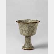 明成化仿哥釉八方高足杯的图片，特点，款识，年代，鉴赏-哥窑-鉴宝档案