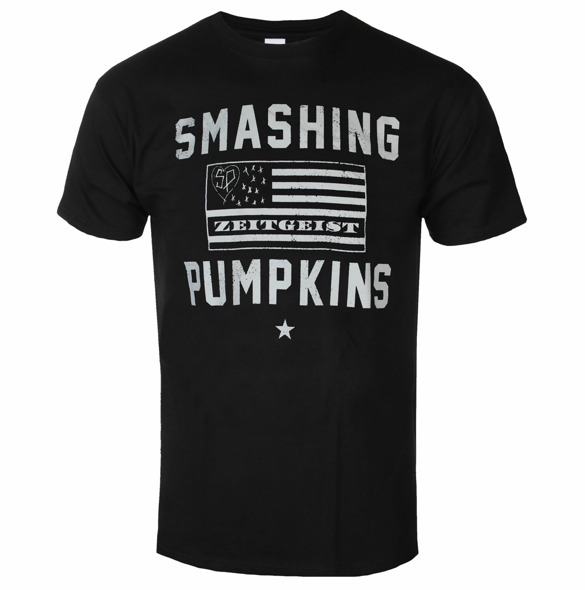 men's t-shirt SMASHING PUMPKINS - ZEITGEIST FLAG - BLACK - PLASTIC