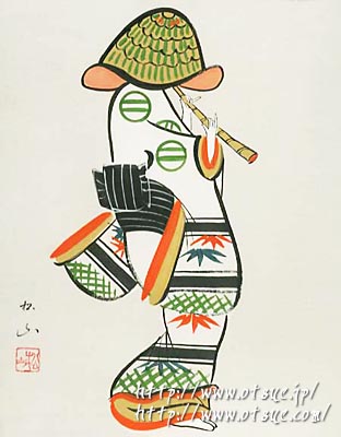 美人画 女虚無僧