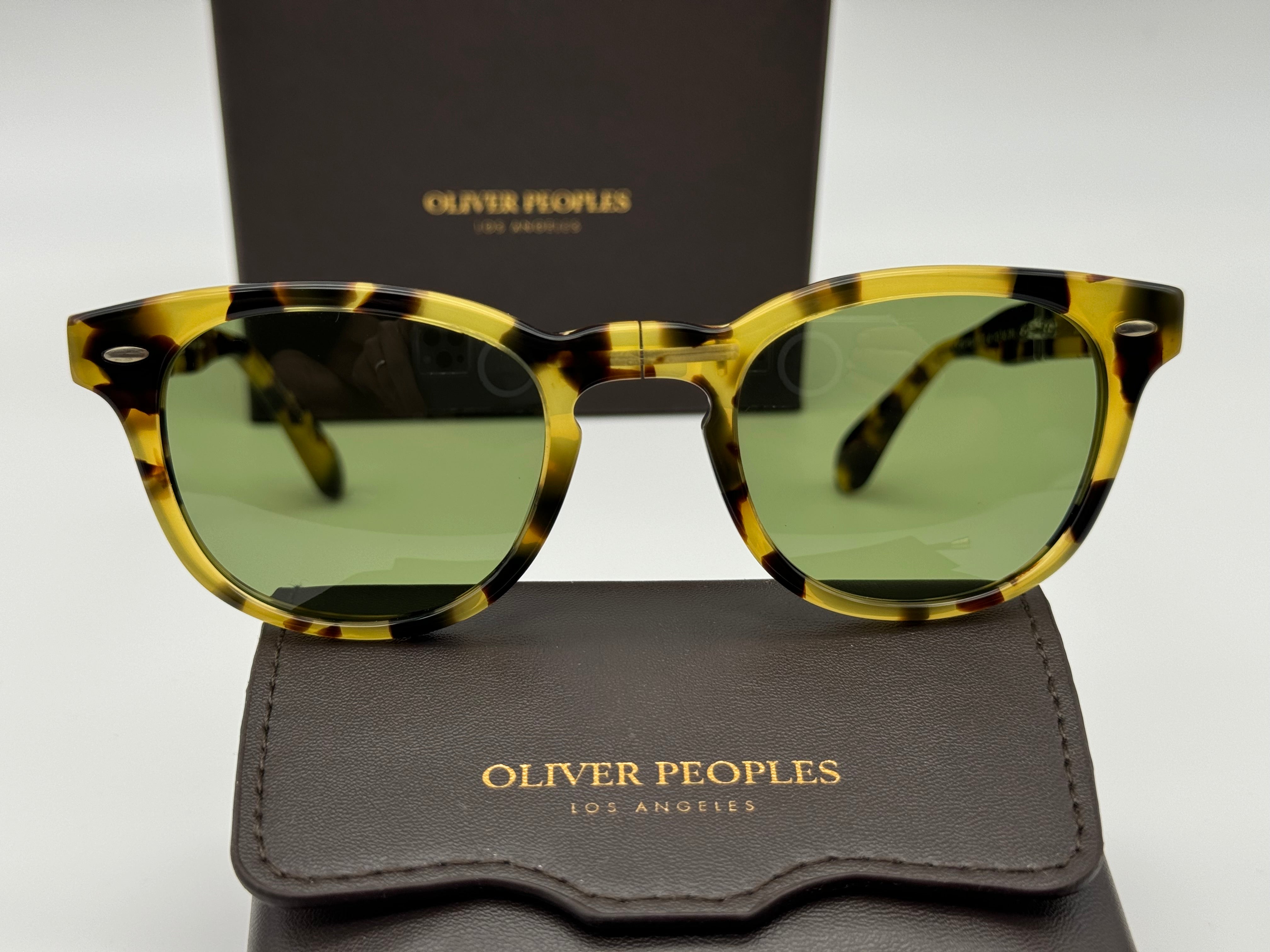 Oliver Peoples Sheldrake 1950 47mm folding OV 5471 YTB / Green C