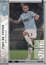 ステファン・デ・フライ | WCCF カードデータ詳細