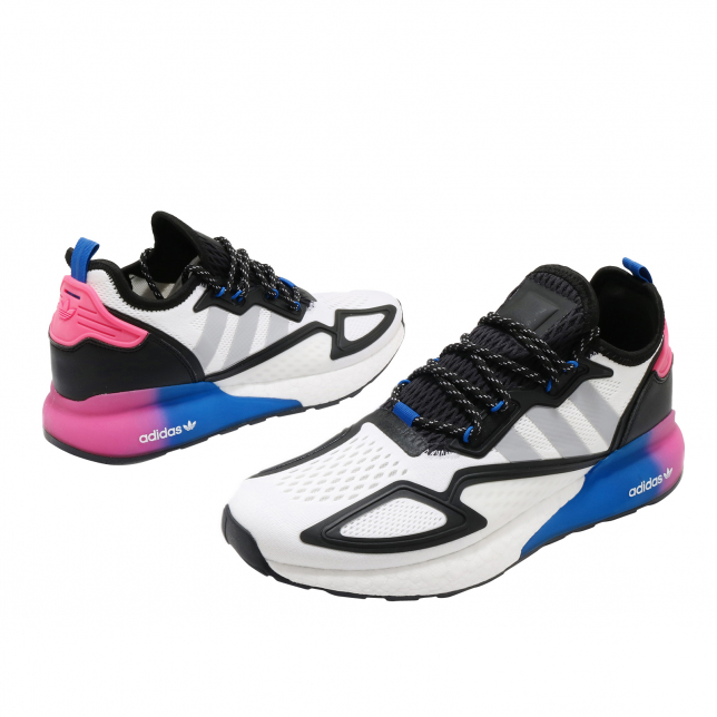 adidas ZX 2K Boost Cloud White Grey Two Core Black - Aug 2020
