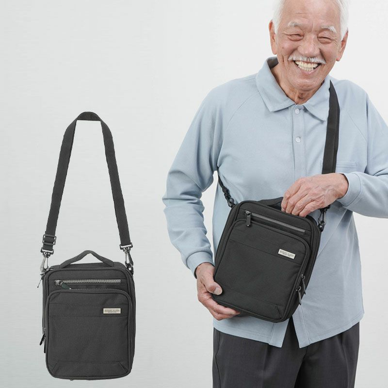 エアーライト 2way 撥水 充実ポケット ミニショルダーバッグ