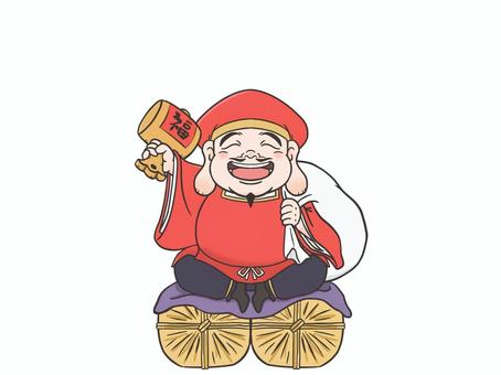 七福神 手書きイラスト｜無料イラスト・フリー素材なら「イラストAC」