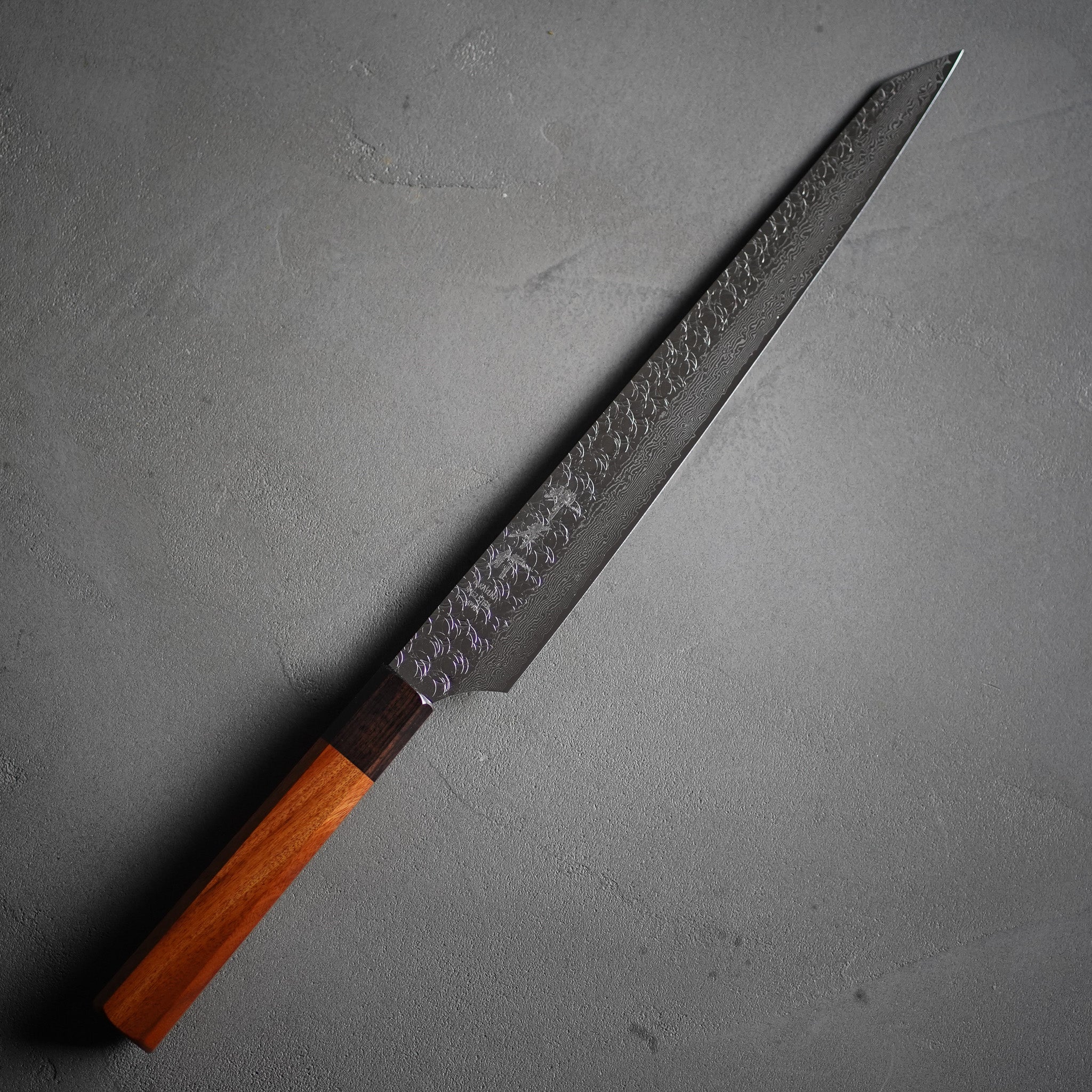 柳刃包丁 剣型 270mm ダマスカス スーパーゴールド2 | 堺孝行 日本製
