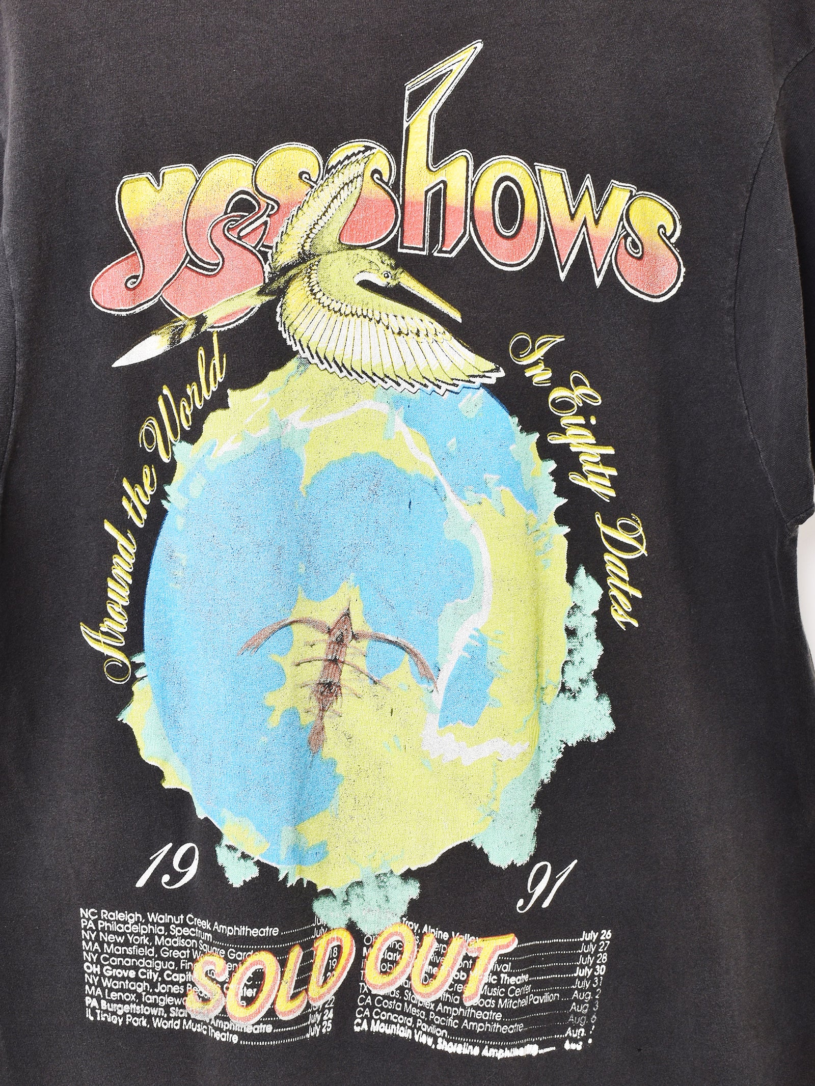 90's〜 Yes 1991 Yesshows ツアーTシャツ – 古着屋Top of the Hillの