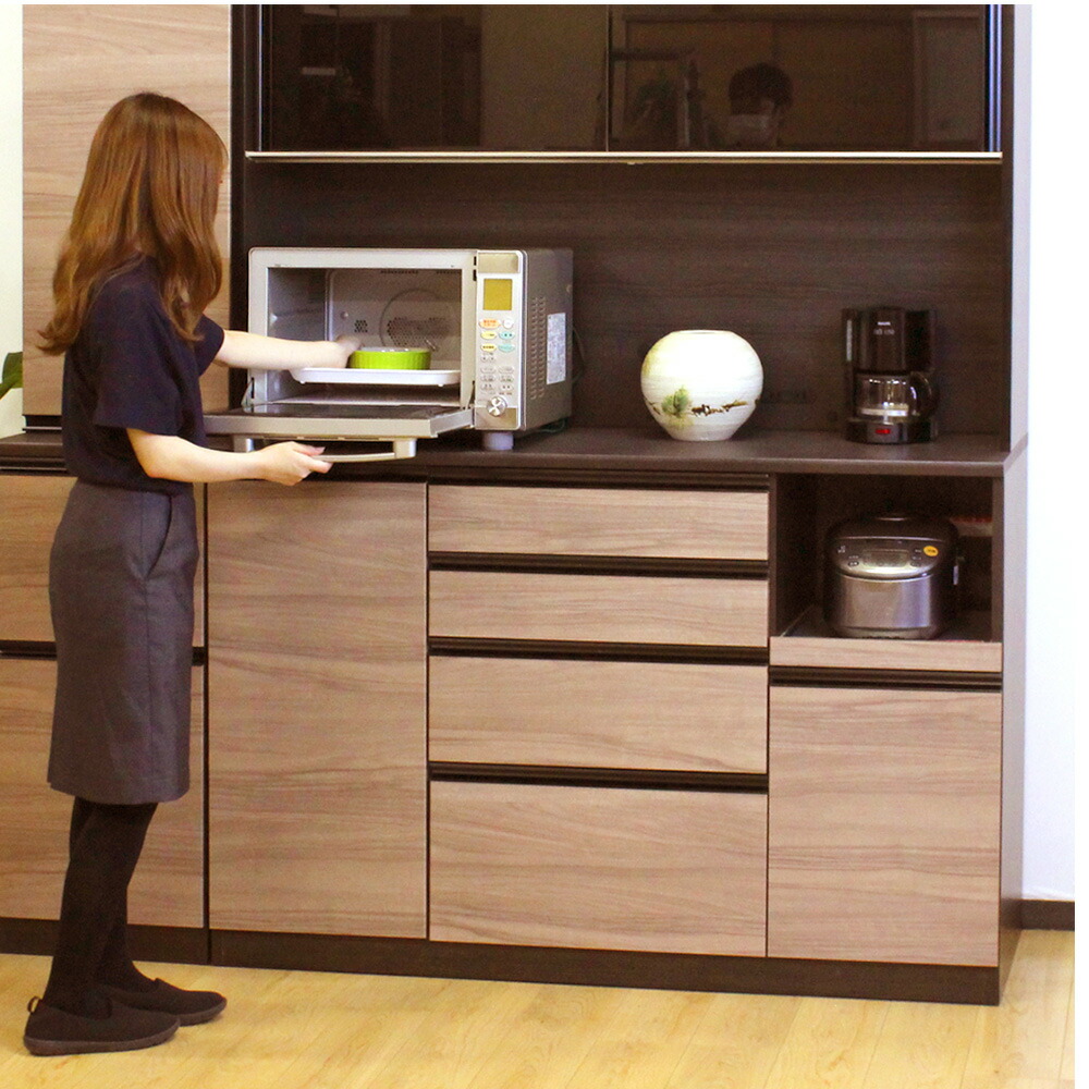 楽天市場】高橋木工所 ココット キッチンボード 110 オープン 幅110.3