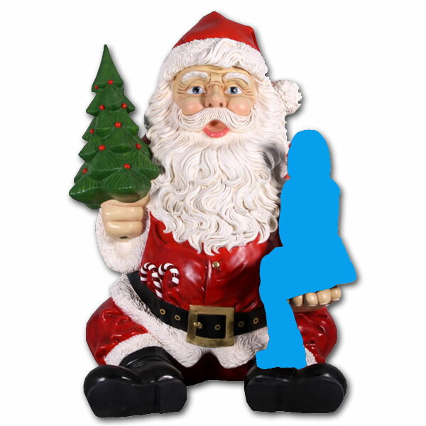楽天市場】巨大な座るサンタ H218cm 大きい サンタクロース リアル