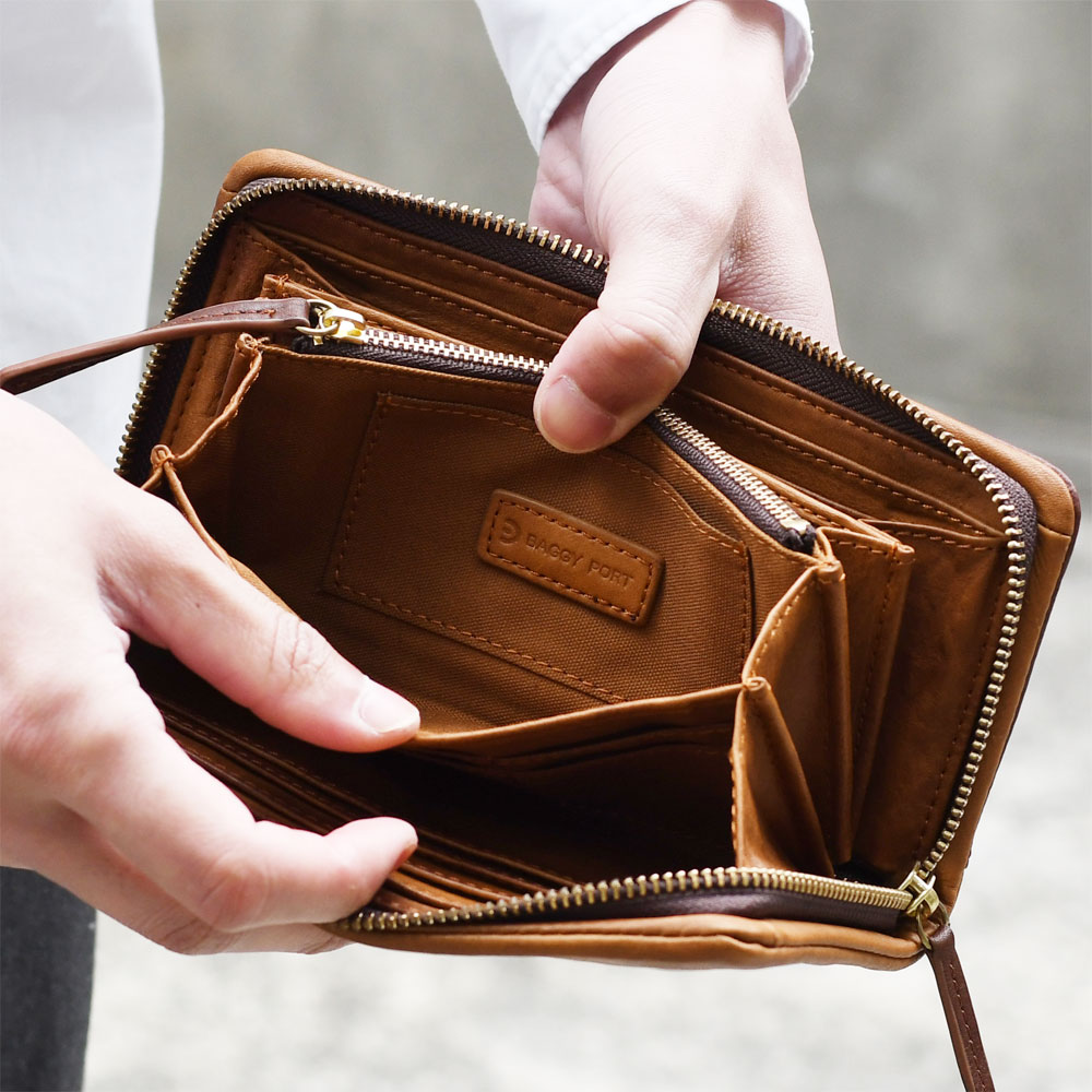 楽天市場】大容量ラウンドファスナー長財布 ロングウォレット 使い