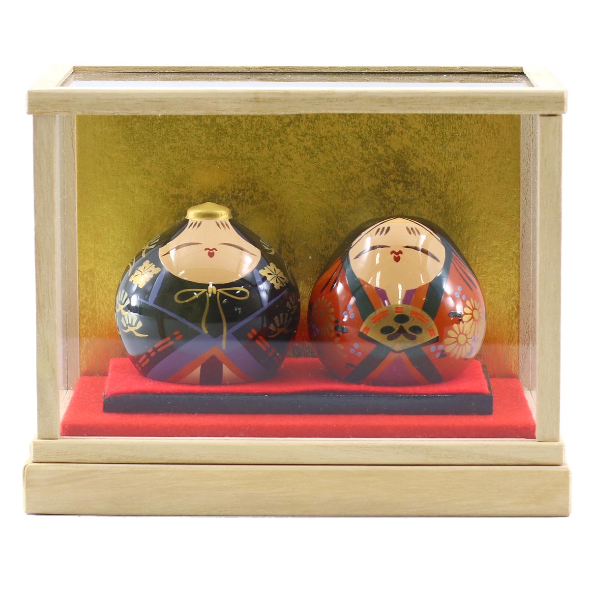 楽天市場】中村民芸社 大内人形 ペアセット 桐箱入りの通販