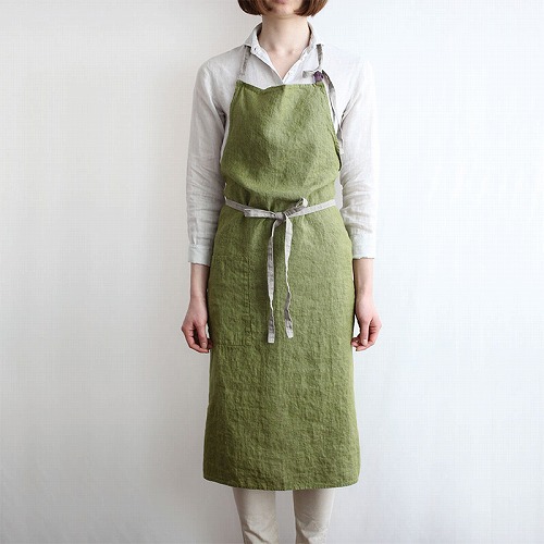 楽天市場】【特典付き】 リーノエリーナ フルエプロン マノン オリーブ