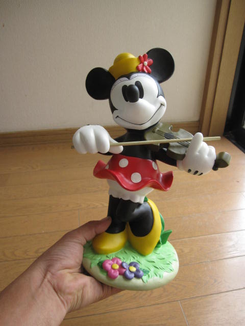 楽天市場】送料無料ディズニー ガーデンスタチュー 音楽隊 ミニー