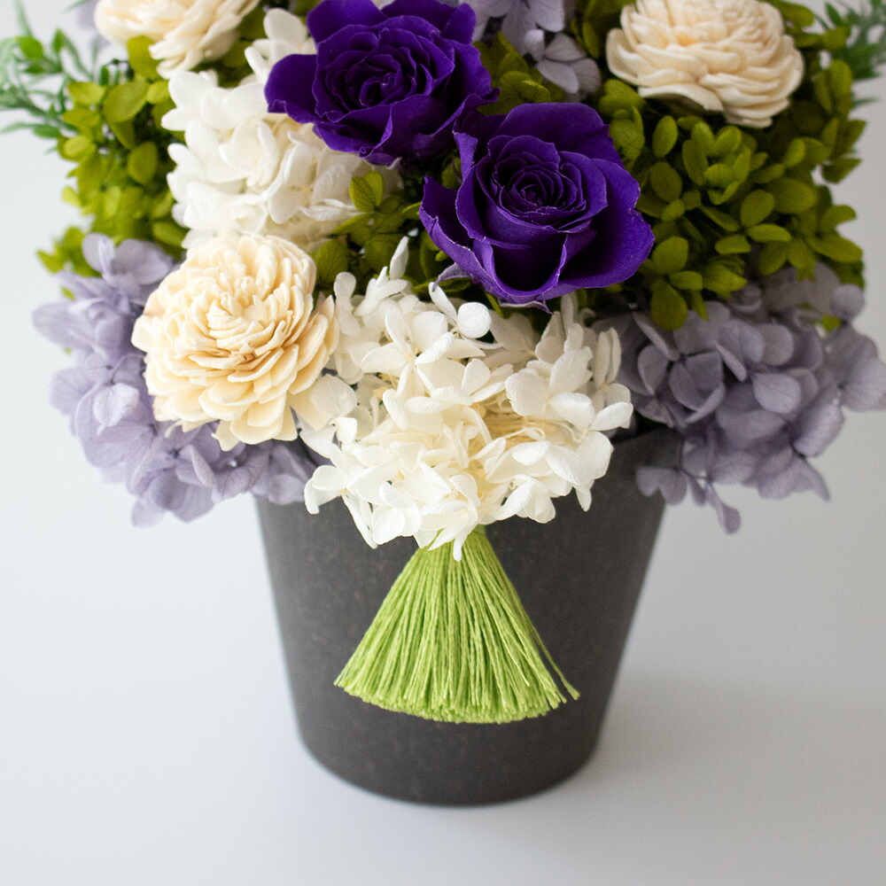 楽天市場】ケース入 プリザーブドフラワー 仏花 一対 お供え 供花 枯れ