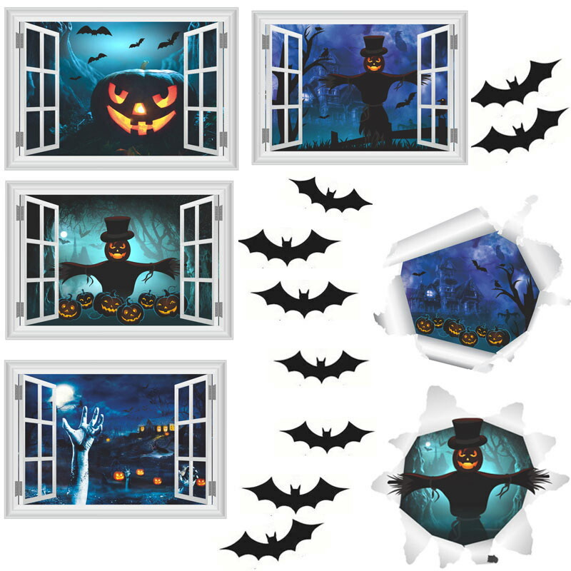 楽天市場】3Dウォールステッカー 血まみれ幽霊 ハロウィン 人形 女の子