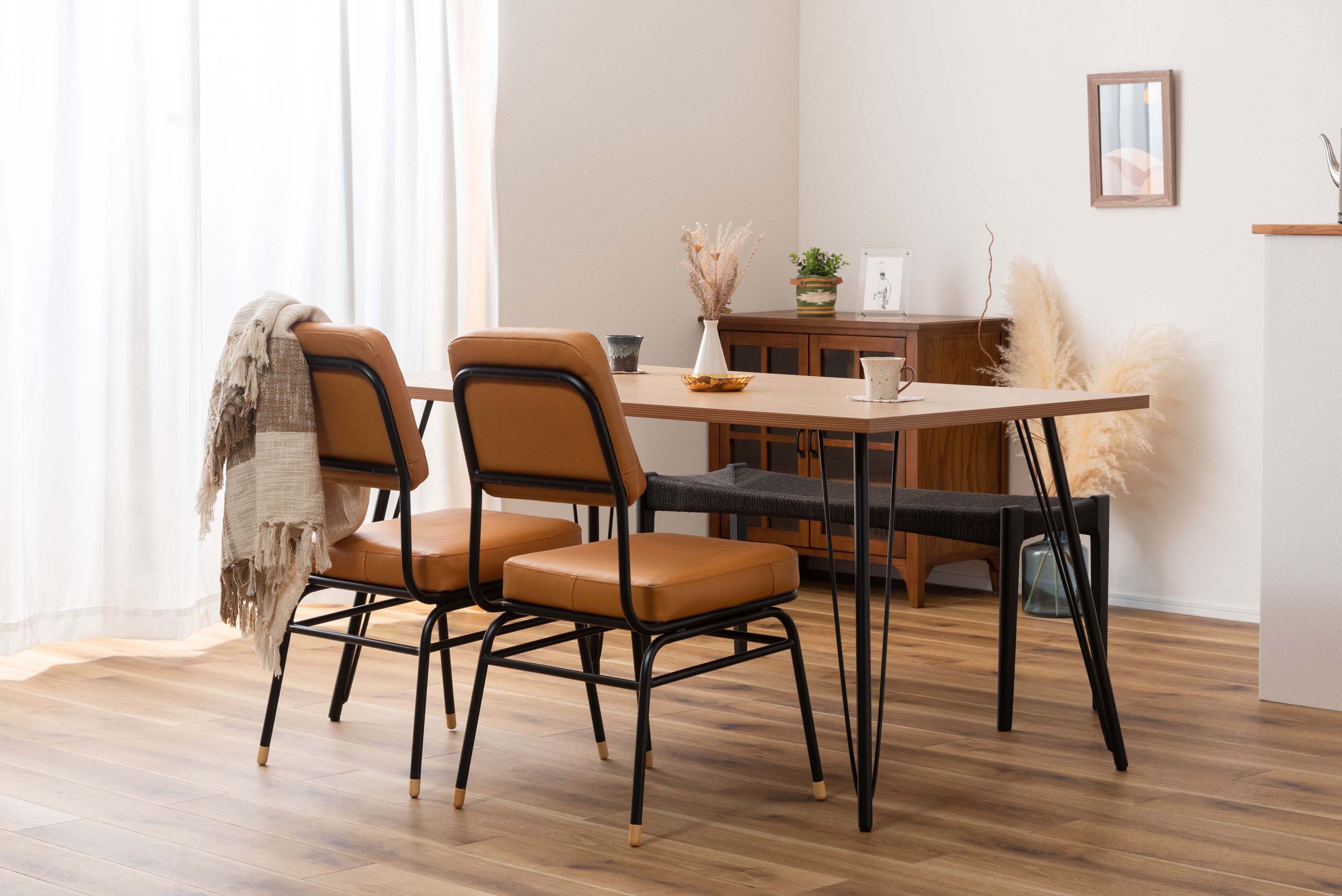 楽天市場】チェア ダイニングチェア 椅子 イス 本革 牛革 スチール