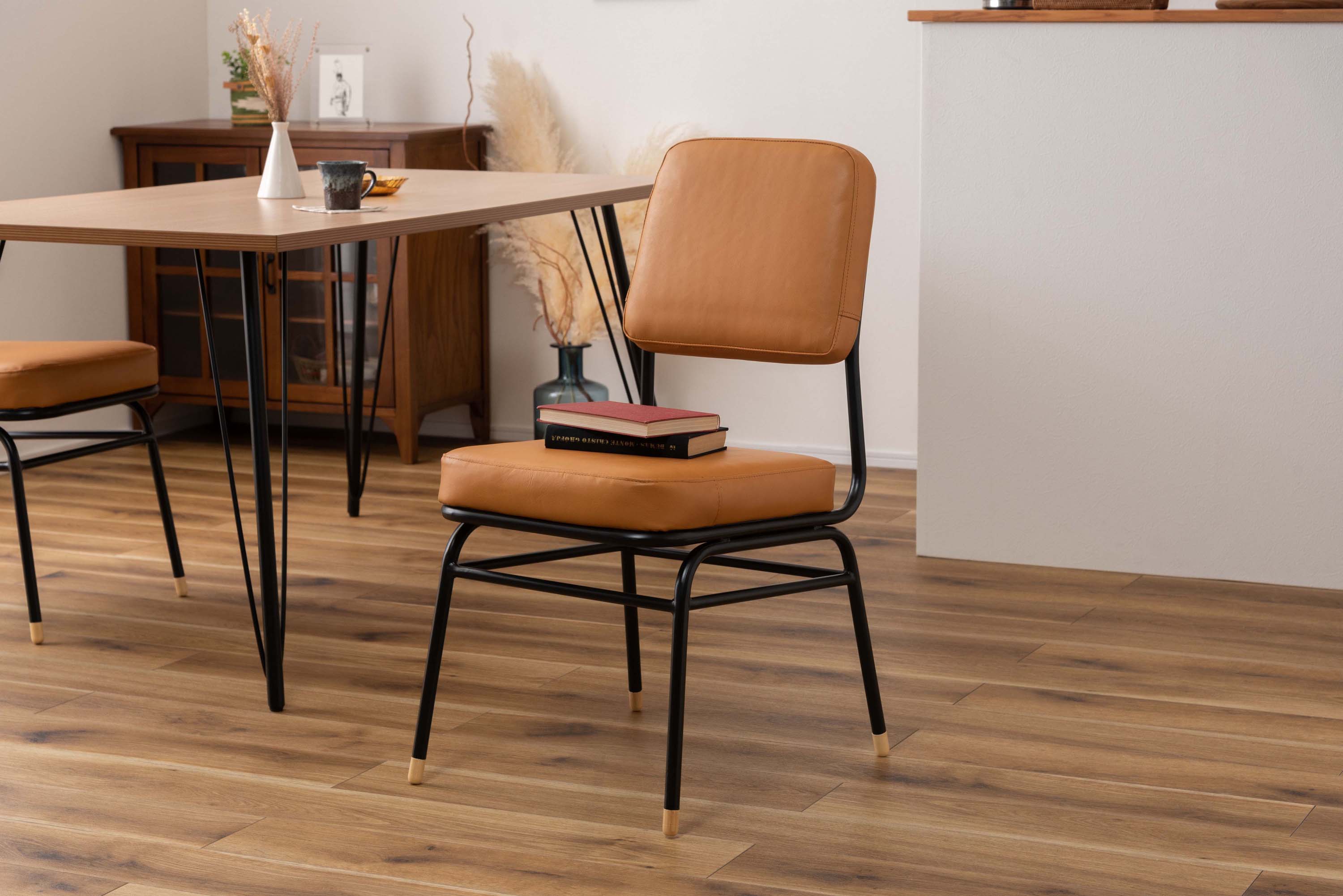 楽天市場】チェア ダイニングチェア 椅子 イス 本革 牛革 スチール