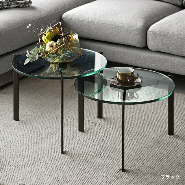 楽天市場】テーブル センターテーブル ガラステーブル 丸テーブル