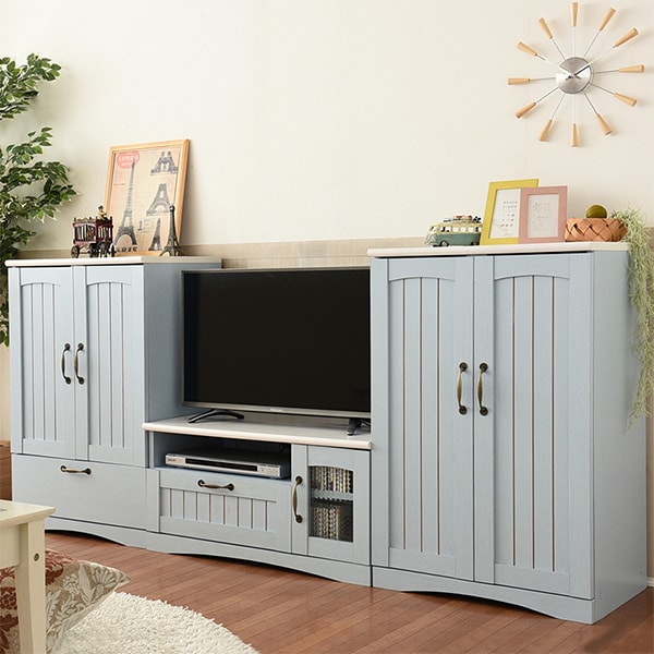 楽天市場】淡いブルーとホワイトのバイカラーが特徴のフレンチスタイル