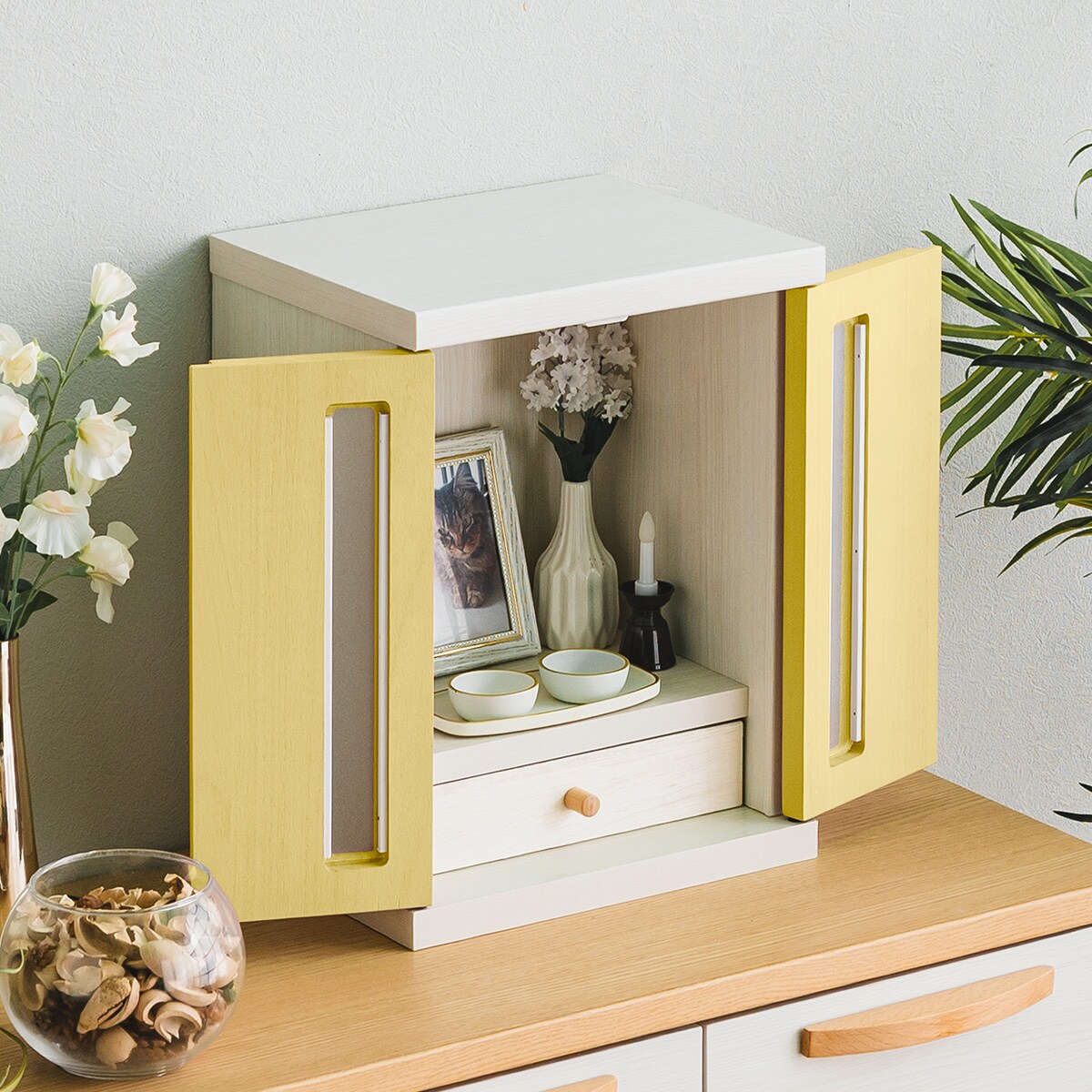 楽天市場】コンパクト仏壇 （YE） ニトリ メーカー直送・送料無料