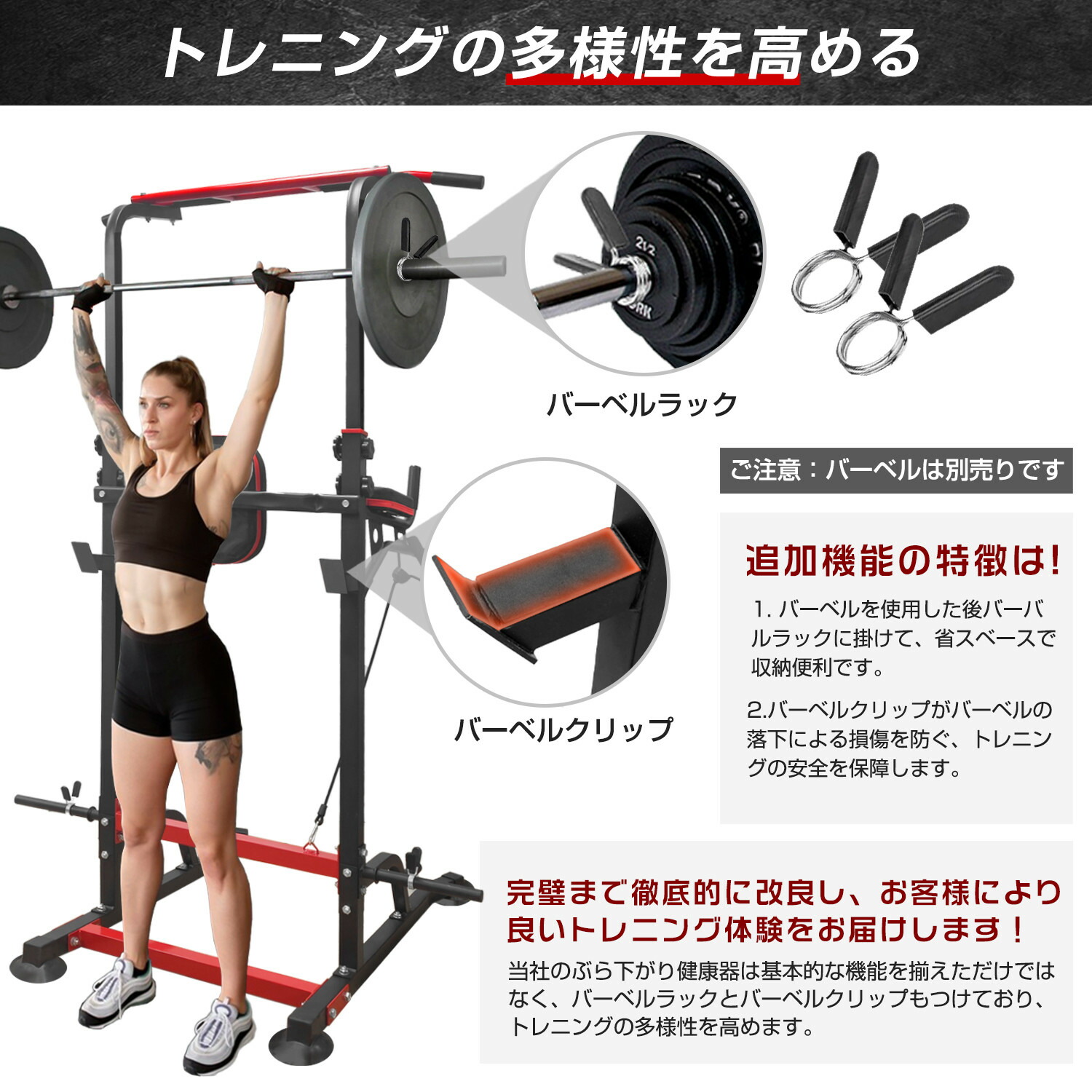 楽天市場】ぶら下がり健康器 懸垂マシン チンニング 多機能 筋肉