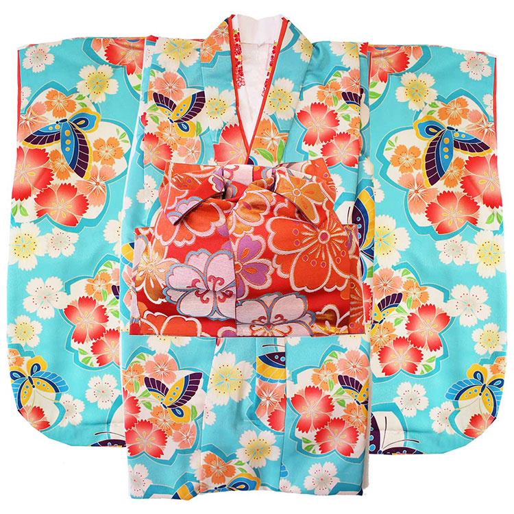 楽天市場】【マラソン！全品ポイント5倍】女の子 着物セット 子供 着物