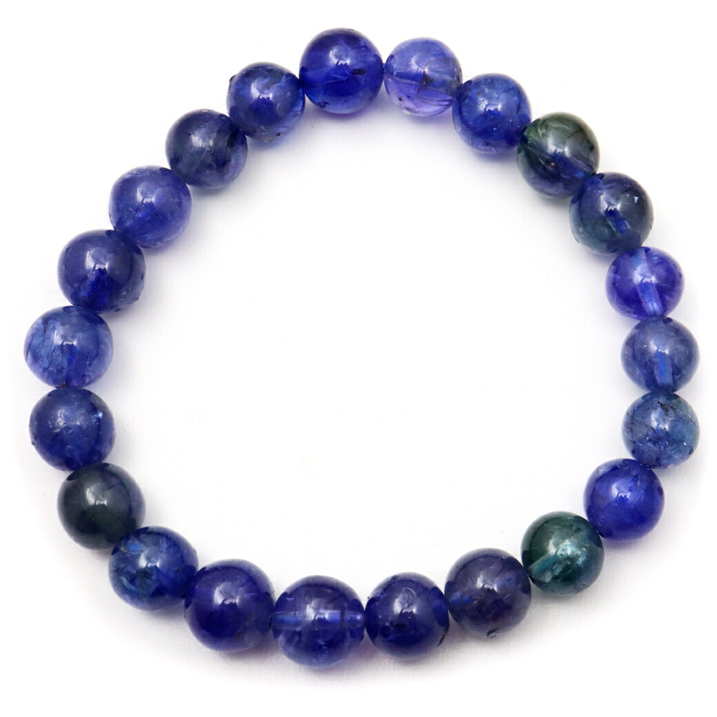 楽天市場】タンザナイト ブレスレット バイカラー 9.5-10mm 12月