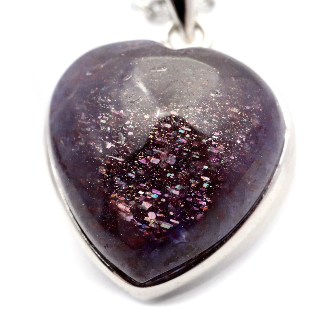 楽天市場】ブラッドショット アイオライト ペンダント インド産 ハート