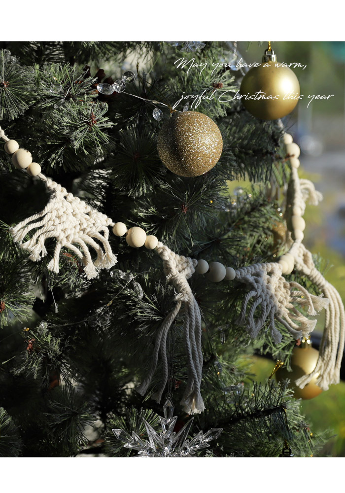 楽天市場】マクラメガーランド マクラメ オーナメント 編み ガーランド