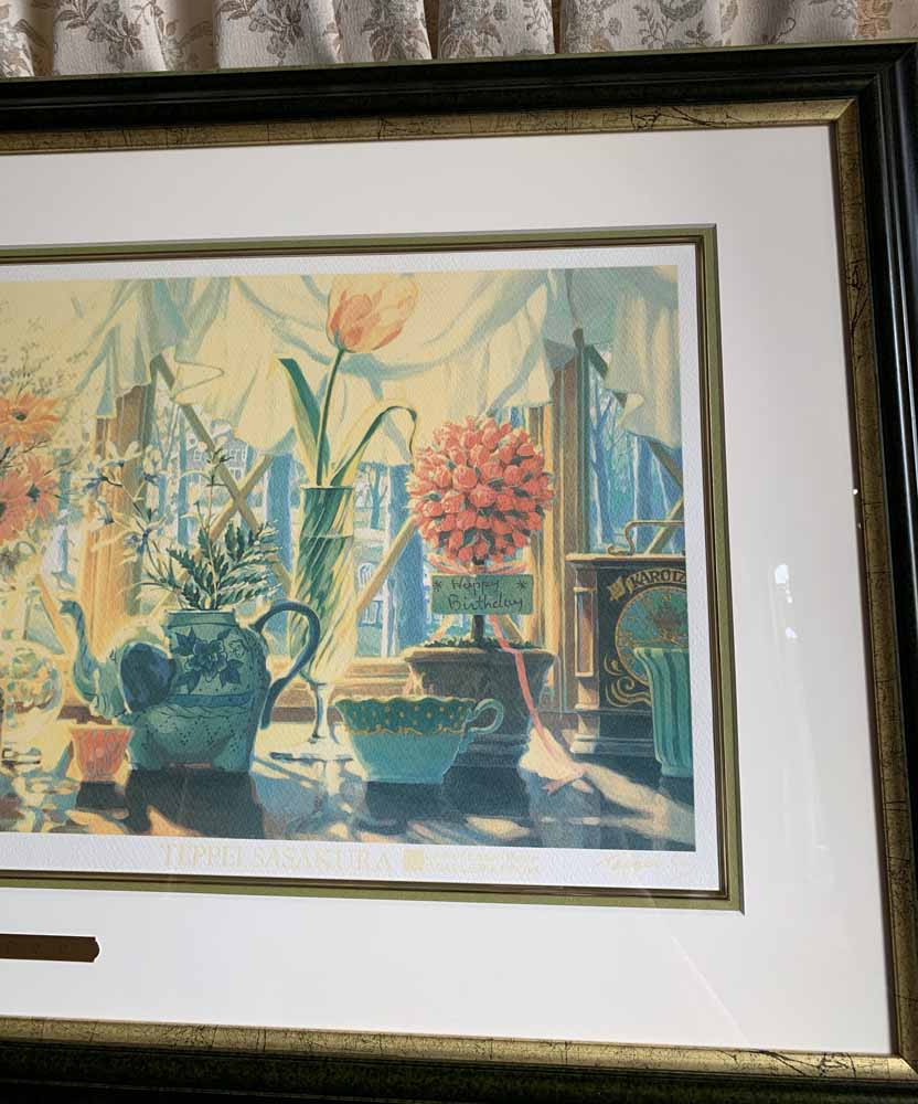 楽天市場】笹倉鉄平 軽井沢の窓辺／絵画 版画 ミクスドメディア 全国