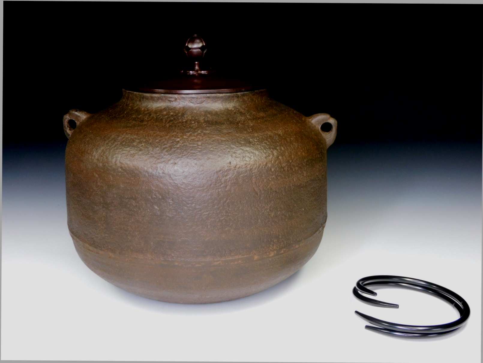 楽天市場】茶道具 IH対応 茶釜 利休阿弥陀堂釜 風炉用 IH・炭火・電熱