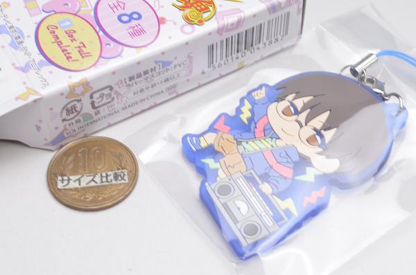 楽天市場】銀魂 クリアラバーストラップ第2弾 レトロポップ [2.志村新