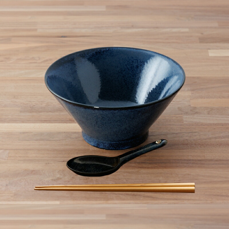 楽天市場】ラーメンどんぶり おしゃれ 切立丼 1個 窯変紺 食器
