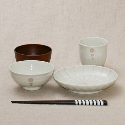 楽天市場】菊十草 16.5cm プレートL 1個 アイボリー/黒マット/窯変紺