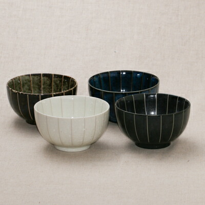 楽天市場】菊十草 13cm 小丼 1個 アイボリー/黒マット/窯変紺/深緑 お