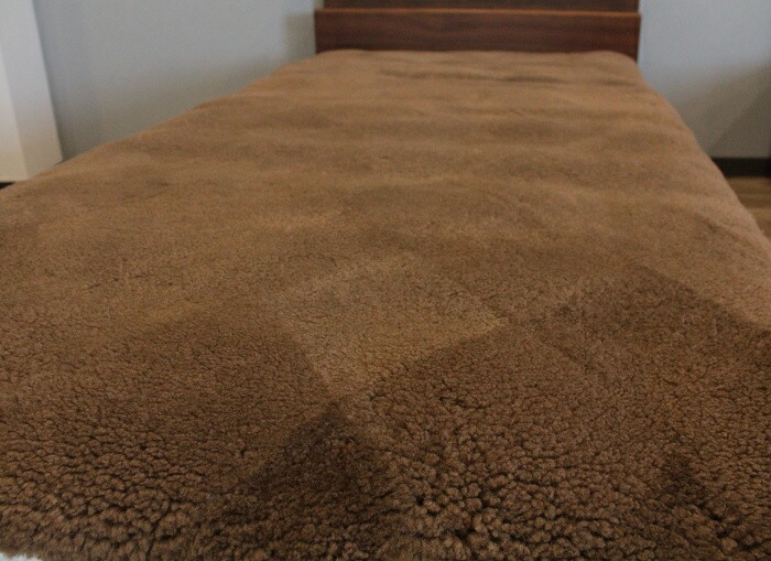 楽天市場】ムートンシーツ 巻き毛 高密度 日本 毛足35mm シングル