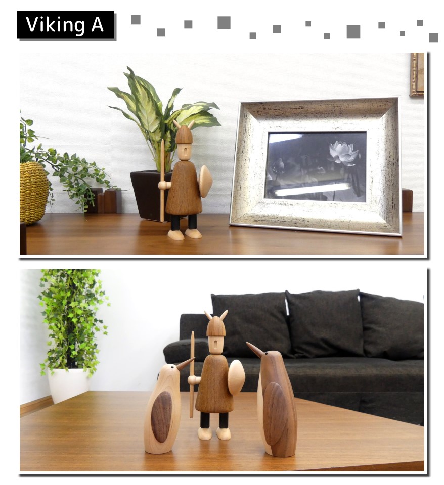 楽天市場】木製オブジェ [ バイキング A ] ヤコブ・イェンセン 海賊