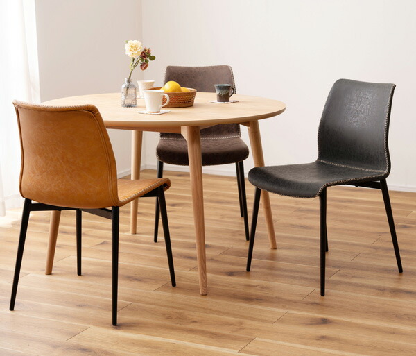 楽天市場】ダイニングチェア レザー 合成皮革 シンプル おしゃれ