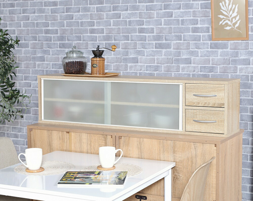 楽天市場】カウンター上収納ラック 幅120cm キッチン 収納 ラック 棚