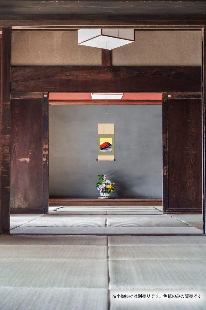 楽天市場】色紙 色紙掛けなし 色紙絵 和風 竹に雀 モダン 掛軸 床の間