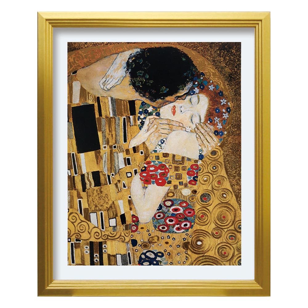 楽天市場】絵画 グスタフ クリムト ザ キス(S) インテリア ギフト