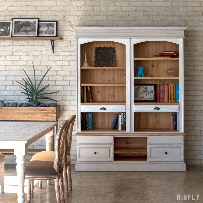 楽天市場】シェルフ 木製 収納棚 本棚 収納 家具 書棚 ラック 壁面収納