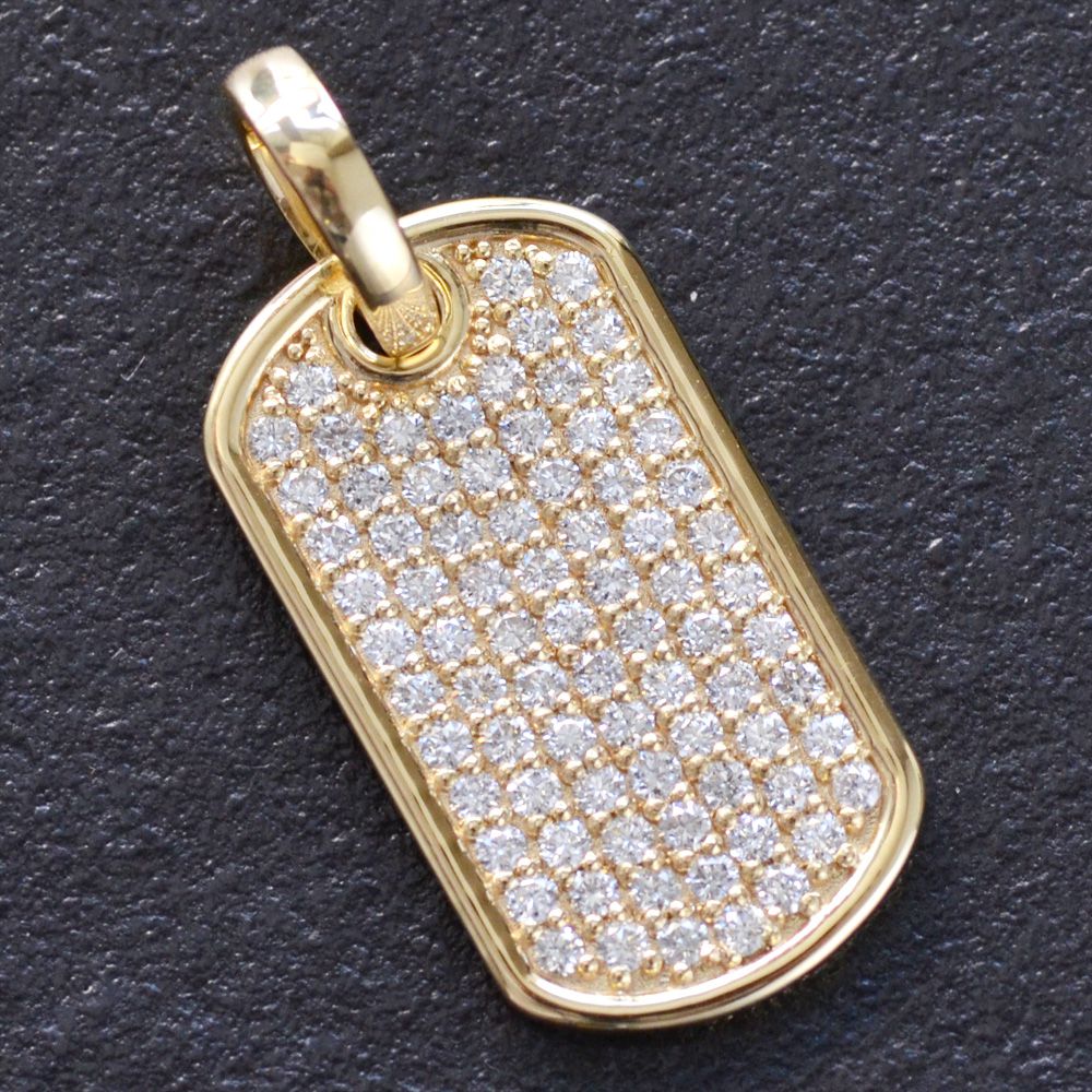 楽天市場】ペンダントトップ メンズ 18金 K18 18K ダイヤモンド